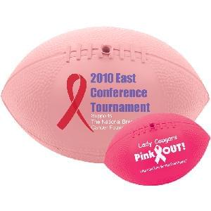 7" Vinyl Mini-Footballs (Awareness) - Soft (Rubber like) Mini-Footballs (Awareness Pink)