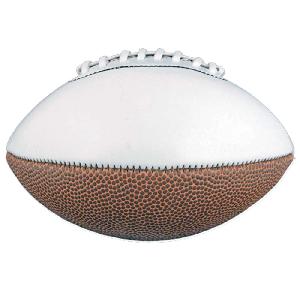 8" Signature Mini-Footballs (Blank) - Blank Mini Synthetic Leather Signature Footballs