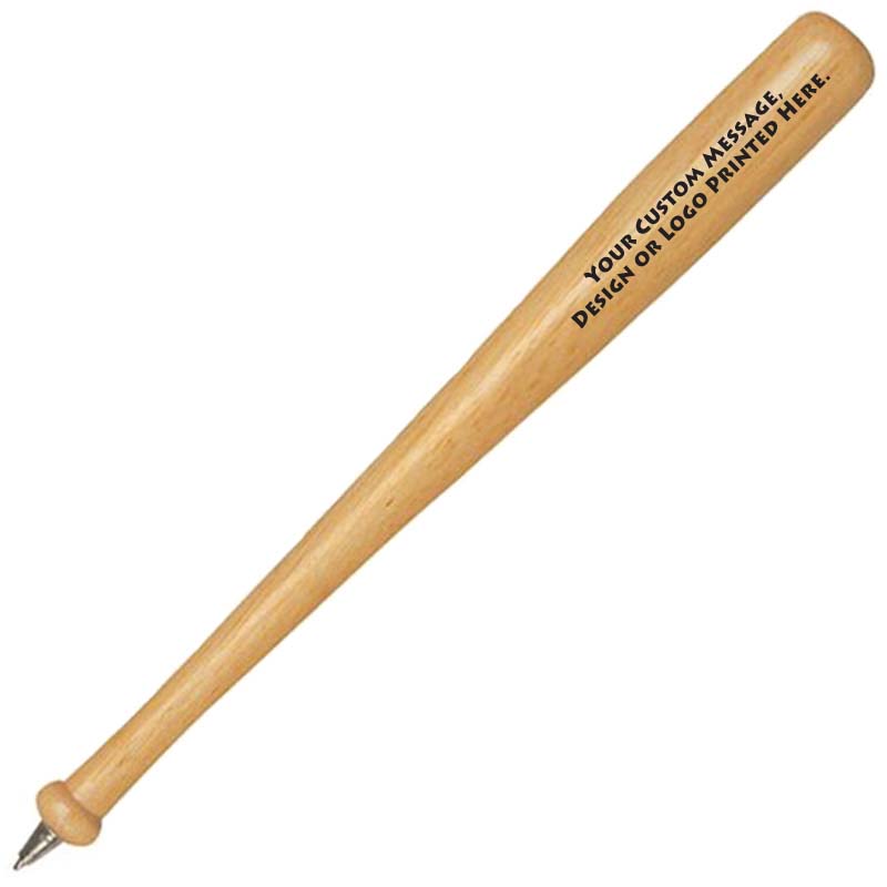 Pen, 8" Wooden Baseball Bats