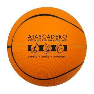 4" Foam Mini-Basketballs (Orange) - 4 inch Foam Mini-Basketballs