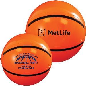 9" Basketball Beach Balls - Beach Balls, 9 inch Basketball