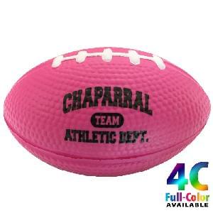 3 1/2" Stress Mini Footballs (Awareness) - Foam Stress Relievers Balls
