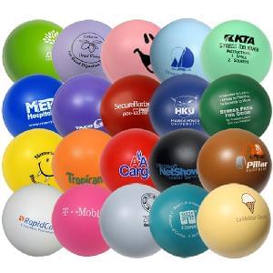 3" Solid Color Stress Balls - 3 inch Solid Color Stress Relievers
