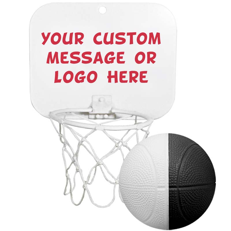 Mini Backboard Sets with Blank Foam Basketballs