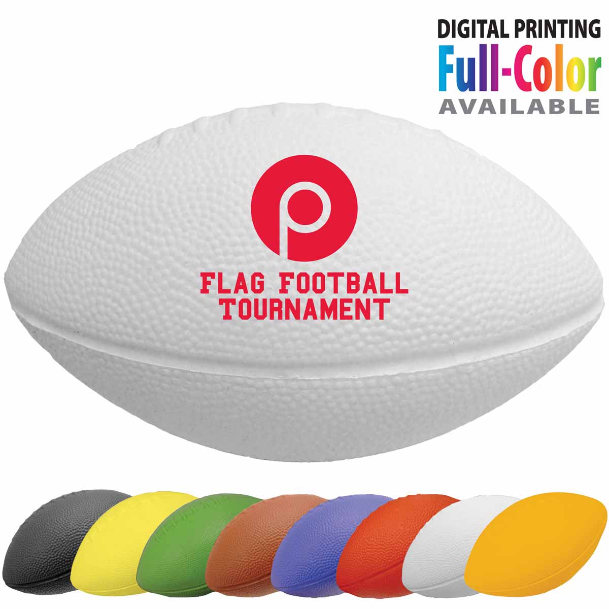 7" Foam Footballs (Solid Colors)