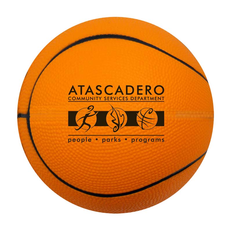 4" Foam Mini-Basketballs (Orange)