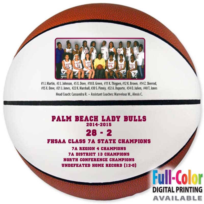 9" Signature Basketballs (Full-Size)