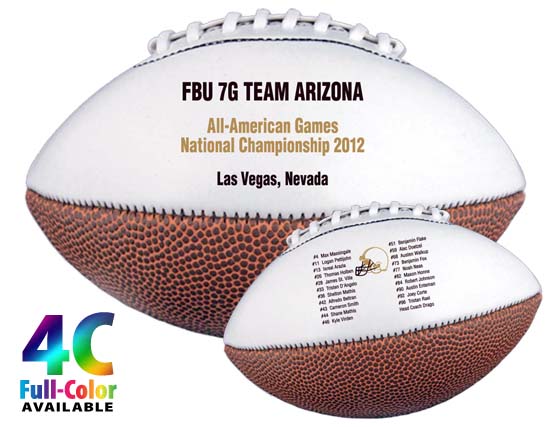 10" Signature Footballs (Mid–Size Jr.)