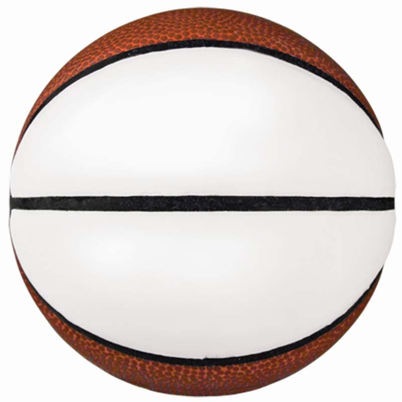 5" Signature Mini Basketballs, Two Panels  (Blank)