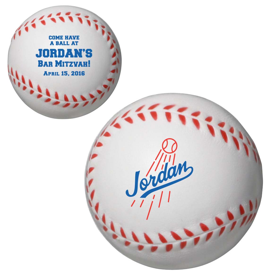 2 1/2" Stress Mini-Baseballs