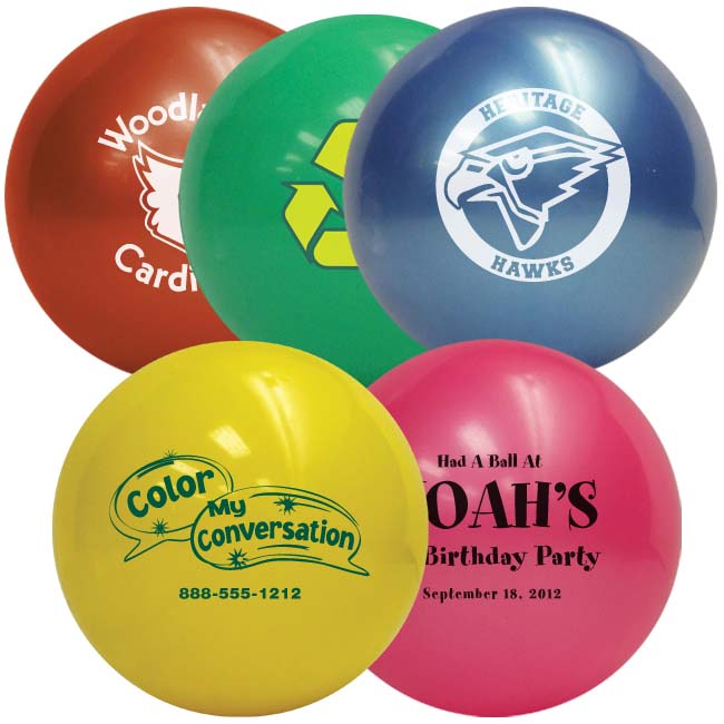 8.5" Vinyl Play Balls (Solid Colors) - Ship Deflated