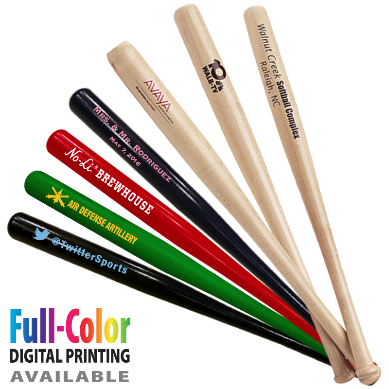 18 Mini Wood Baseball Bat - B1018 - IdeaStage Promotional Products