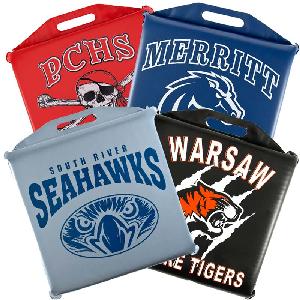 Square Vinyl Stadium Seat Cushions (14" x 14" x 2") - Square Vinyl Stadium Seat Cushions (14 inch x 14 inch x 2 inch)