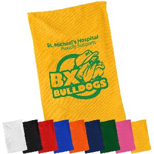11" x 18" Microfiber Rally Towels - 11 X 18 inches Hemmed Rally Towels