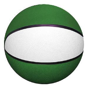 9" Rubber Basketballs (Full-Size)