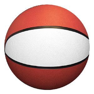 9" Rubber Basketballs (Full-Size) - Shipped Deflated