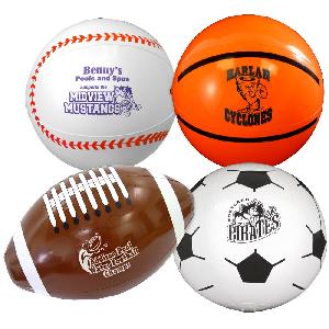 9" Sport Beach Balls - Beach Balls, 9 inch Sport