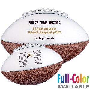 10" Signature Footballs (Mid–Size Jr.) - Mid-Size Signature Footballs (Synthetic Leather)