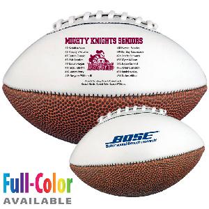 14" Signature Footballs (Full–Size) - Full-Size Signature Footballs (Synthetic Leather)