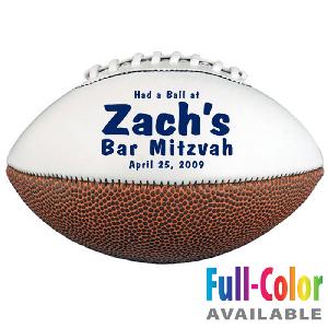 8" Signature Mini-Footballs - Mini Synthetic Leather Signature Footballs