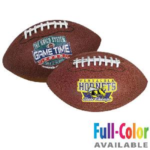 14" Synthetic Leather Footballs (Full–Size) - Full Size Synthetic Leather Footballs