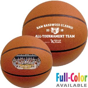 9" Synthetic Leather Basketballs (Full-Size) - Full Size Synthetic Leather Basketballs