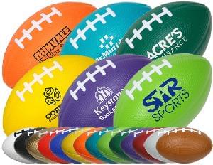 4" Stress Mini-Footballs (Medium) - 4 inch Footballs Stress Relievers