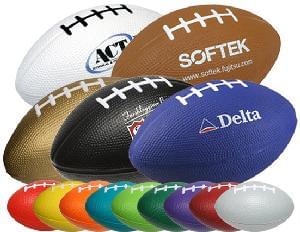 5" Stress Mini-Footballs (Large) - 5 inch Footballs Stress Relievers