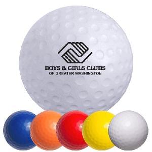 2.5" Golf Ball Stress Relievers - Golf Ball Stress Relievers (2.5 inch)