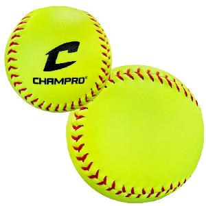 ChamPro 12&rdquo; Softballs (Blank) - ChamPro 12&rdquo; Optic Yellow Softballs